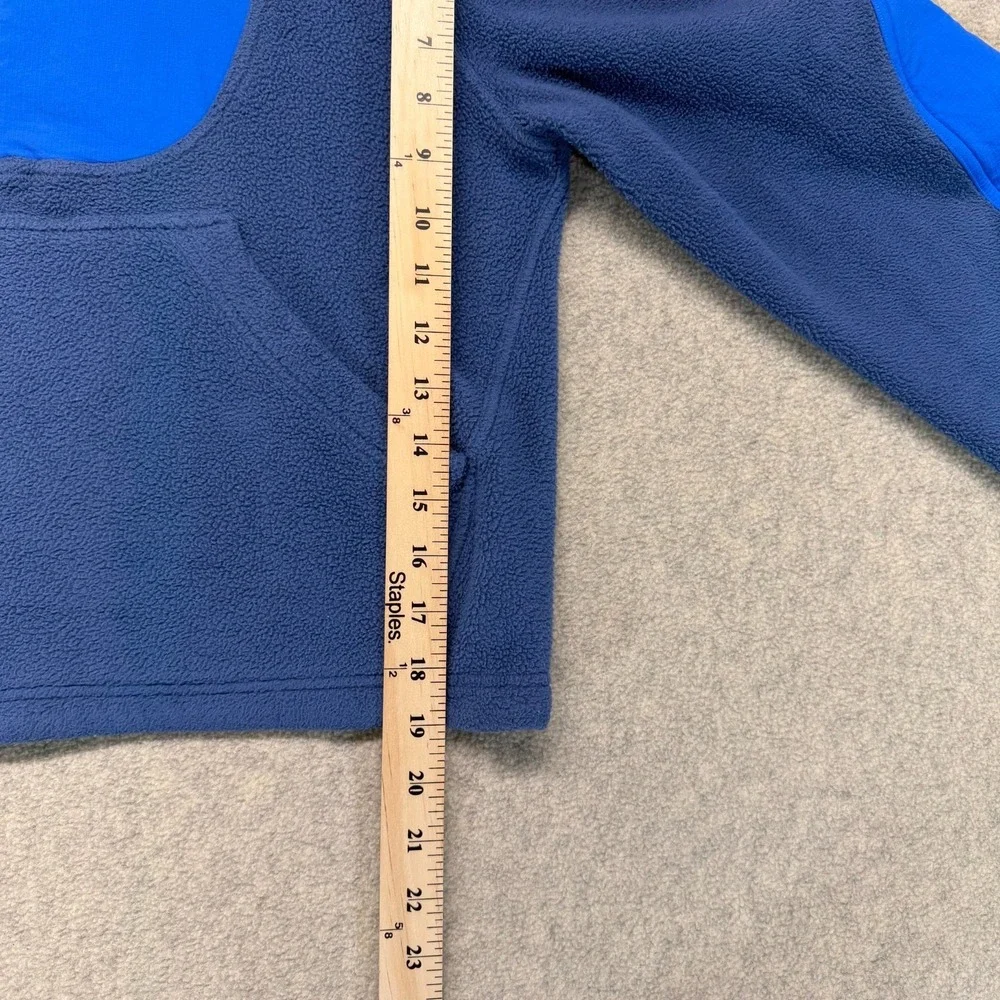 Lululemon Womens‎ Fleece Ripstop Hiking Sweatshirt Blue Crop Pullover Outdoor 6